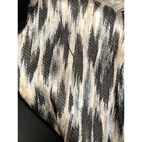 Yigal Azrouel Gray Animal Print Cowl Neck Short Dress Size 6 - Picture 10 of 11